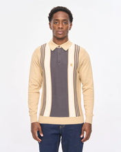 Load image into Gallery viewer, Gabicci Vintage Searle Knit Polo Caramel