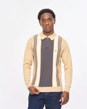 Load image into Gallery viewer, Gabicci Vintage Searle Knit Polo Caramel
