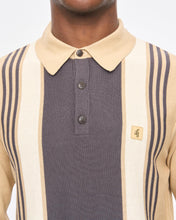 Load image into Gallery viewer, Gabicci Vintage Searle Knit Polo Caramel