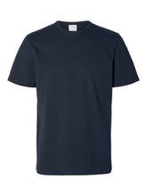 Load image into Gallery viewer, Selected Homme Textured T-Shirt Navy