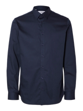 Load image into Gallery viewer, Selected Homme Filip Performance Shirt Navy