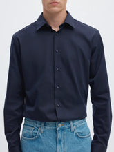 Load image into Gallery viewer, Selected Homme Filip Performance Shirt Navy