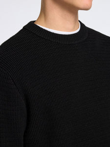 Selected Homme Theo Crew Neck Jumper Black