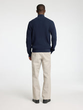 Load image into Gallery viewer, Selected Homme Theo 1/4 Zip Jumper Navy