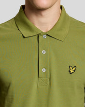 Load image into Gallery viewer, Lyle and Scott Plain Polo Top Shrub Green