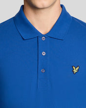 Load image into Gallery viewer, Lyle and Scott Plain Polo Top Lucid Blue