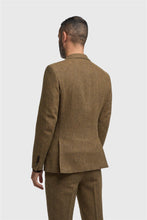 Load image into Gallery viewer, Cavani Thomas Herringbone Jacket Brown