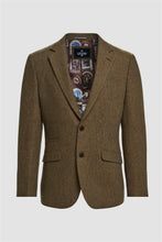 Load image into Gallery viewer, Cavani Thomas Herringbone Jacket Brown