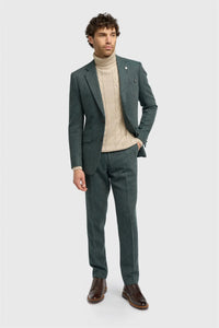 Cavani Thomas Herringbone Jacket Green