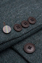 Load image into Gallery viewer, Cavani Thomas Herringbone Jacket Green