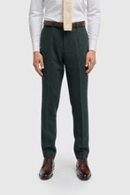 Load image into Gallery viewer, Cavani Thomas Herringbone Trouser Green