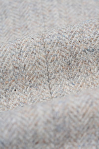 Cavani Thomas Herringbone Trouser Pearl Grey