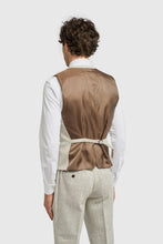 Load image into Gallery viewer, Cavani Thomas Herringbone Waistcoat Pearl Grey
