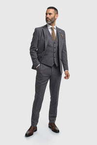 Cavani Thomas Herringbone Jacket Savoy