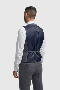 Cavani Thomas Herringbone Waistcoat Savoy