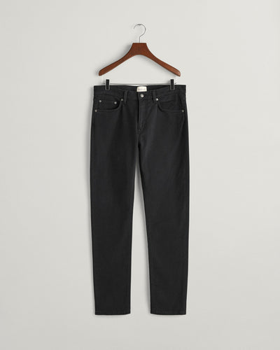 Gant Soft Twill Slim Fit Jeans Black