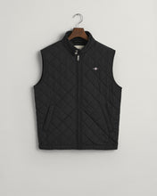 Load image into Gallery viewer, Gant Quilted Windcheater Gilet Black