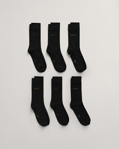 Gant Soft Cotton Socks Black