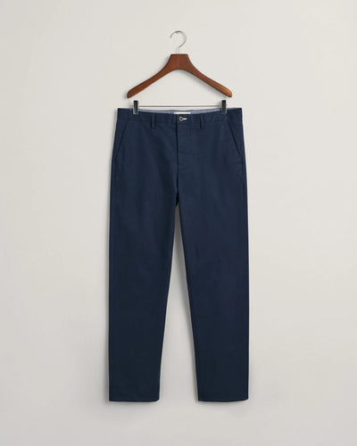 Gant Slim Twill Chinos Marine