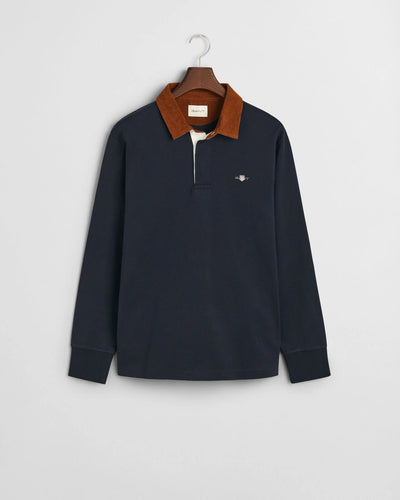 Gant Cord Collar Rugger Evening Blue