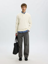Load image into Gallery viewer, Selected Homme Torino Knit Polo Egret