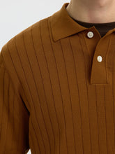 Load image into Gallery viewer, Selected Homme Torino Knit Polo Tan