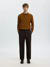 Load image into Gallery viewer, Selected Homme Torino Knit Polo Tan