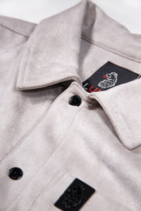 Luke 1977 Dylan Suede Shirt Putty