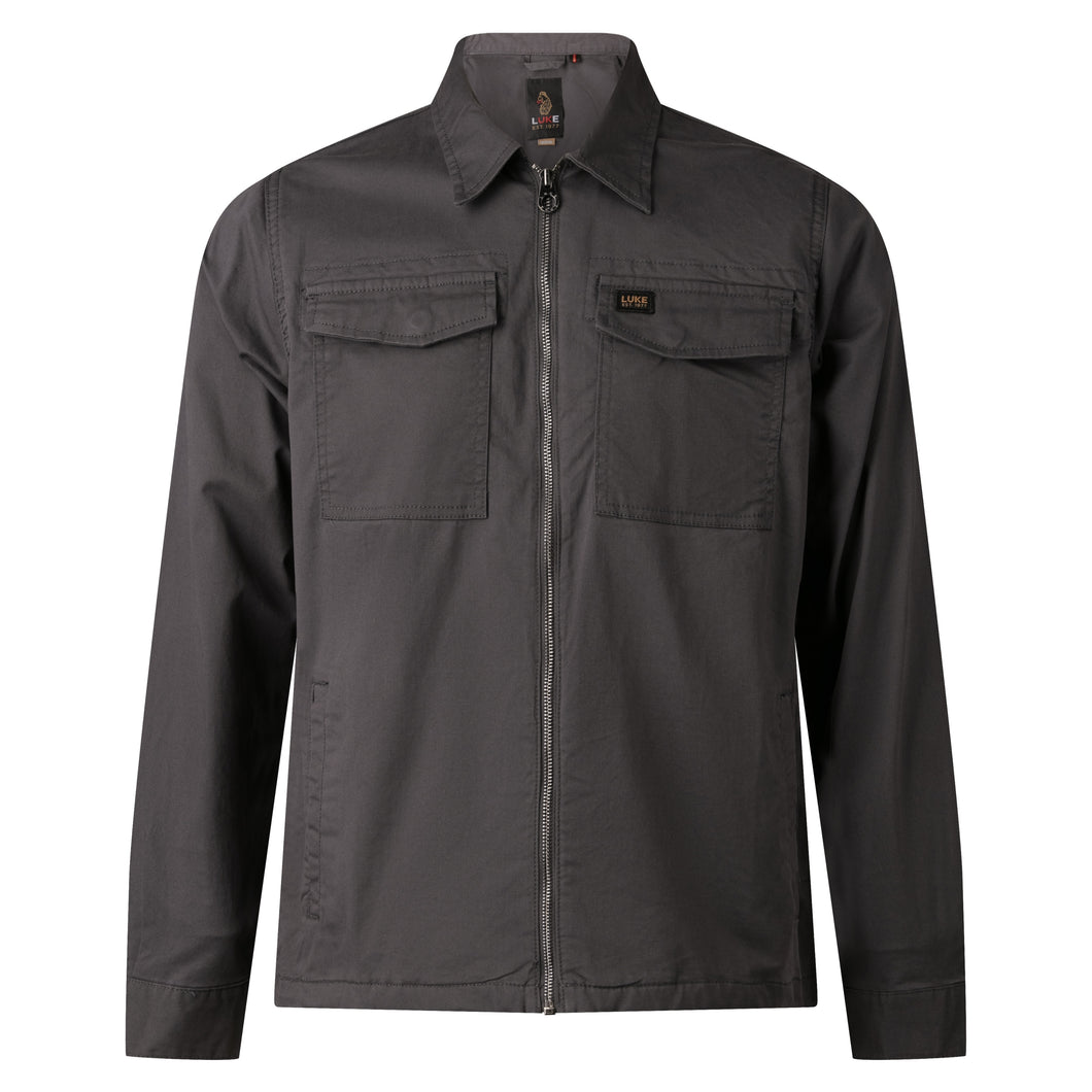 Luke 1977 Corinth Shacket Charcoal