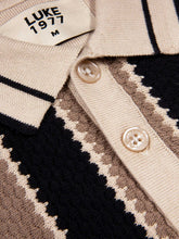 Load image into Gallery viewer, Luke 1977 Castletown Polo Top Black Tan