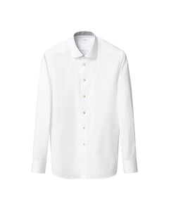 Eton Medallion Effect Signature Twill Shirt White