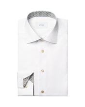 Load image into Gallery viewer, Eton Medallion Effect Signature Twill Shirt White