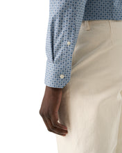 Load image into Gallery viewer, Eton Micro Floral Print Signature Twill Shirt Blue