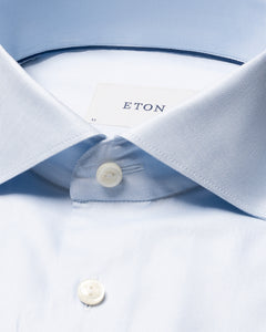 Eton Solid Signature Oxford Shirt Light Blue