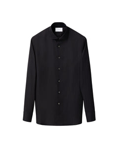Eton Signature Flannel Shirt Black