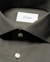 Load image into Gallery viewer, Eton Signature Flannel Shirt Green