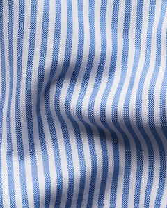 Eton Bengal Striped Signature Oxford Shirt Blue