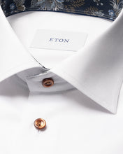 Load image into Gallery viewer, Eton Floral Effect Signature Twill Shirt White