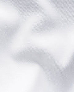 Eton Floral Effect Signature Twill Shirt White