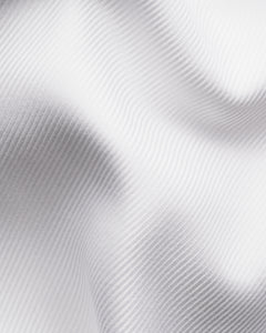 Eton Geometric Effect Textured Twill Shirt White
