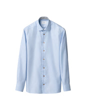 Load image into Gallery viewer, Eton Geometric Effect Textured Twill Shirt Blue