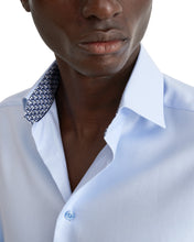 Load image into Gallery viewer, Eton Textured Twill Effect Shirt Light Blue
