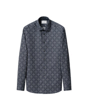 Load image into Gallery viewer, Eton Geometric Signature Twill Shirt Navy Mix