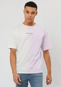 Religion Fade T-Shirt White Lavender