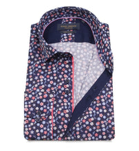 Load image into Gallery viewer, Guide London Pink and Blue Floral Shirt