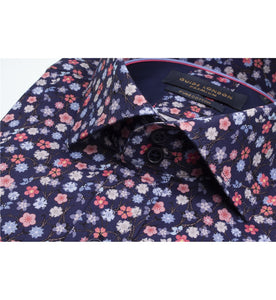 Guide London Pink and Blue Floral Shirt