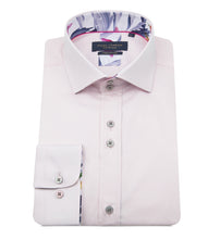 Load image into Gallery viewer, Guide London Plain Tailored Shirt Pink (LS75487)