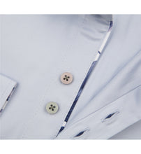 Load image into Gallery viewer, Guide London Plain Tailored Shirt Sky (LS75487)