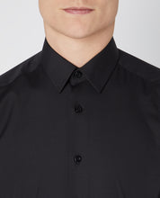 Load image into Gallery viewer, Remus Uomo Plain Formal Shirt Black