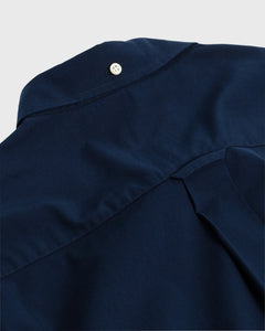 Gant Broadcloth Short Sleeved Shirt Marine